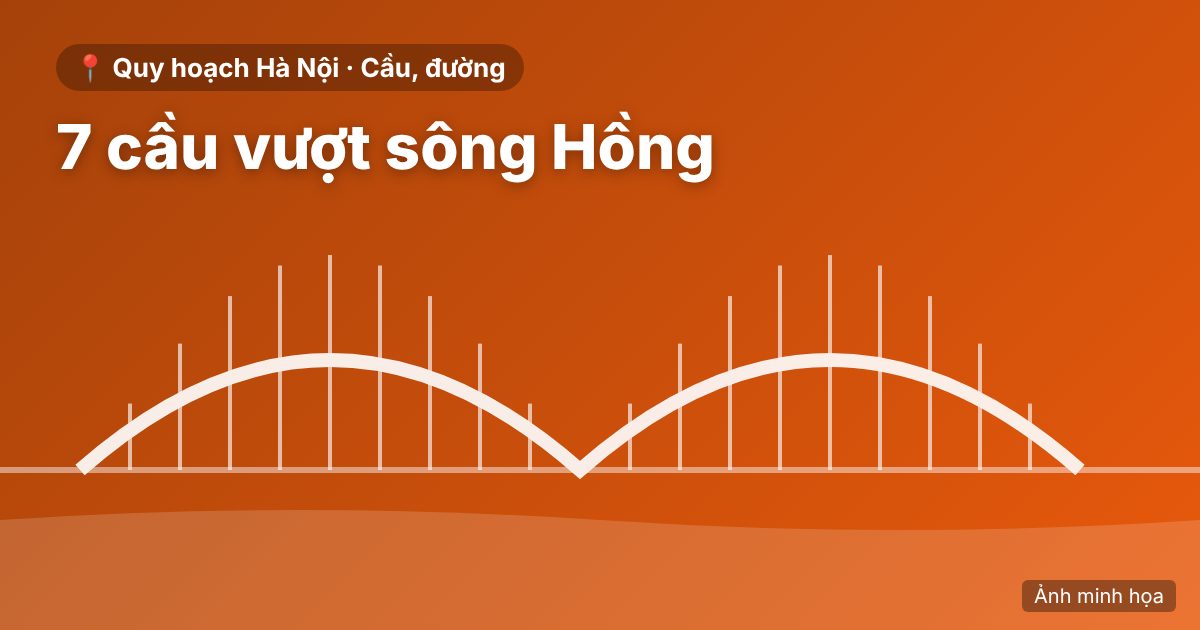 Tiến độ 7 cầu vượt sông Hồng tại Hà Nội (cập nhật 10/2026)